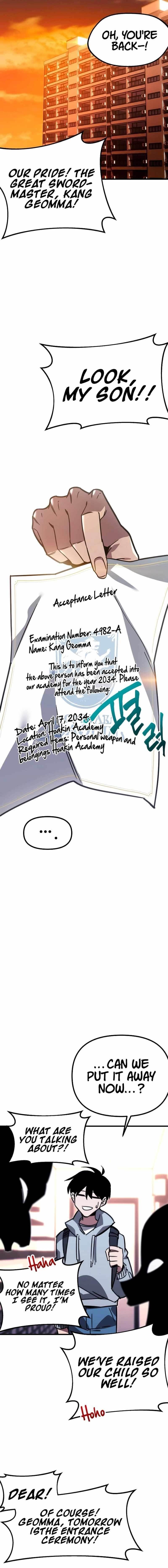 I Took Over the Academy With a Single Sashimi Knife - Chapter 1 Page 7
