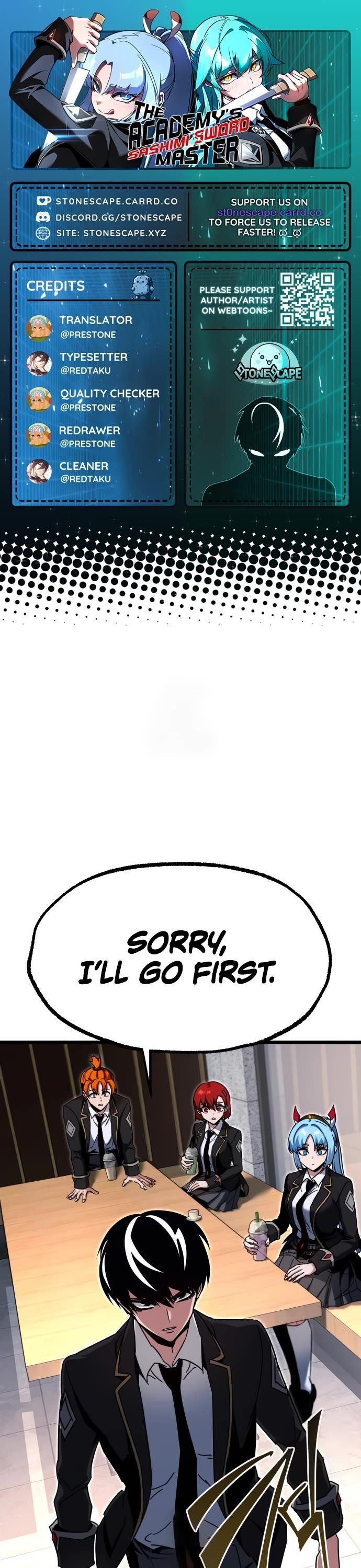 I Took Over the Academy With a Single Sashimi Knife - Chapter 53 Page 1