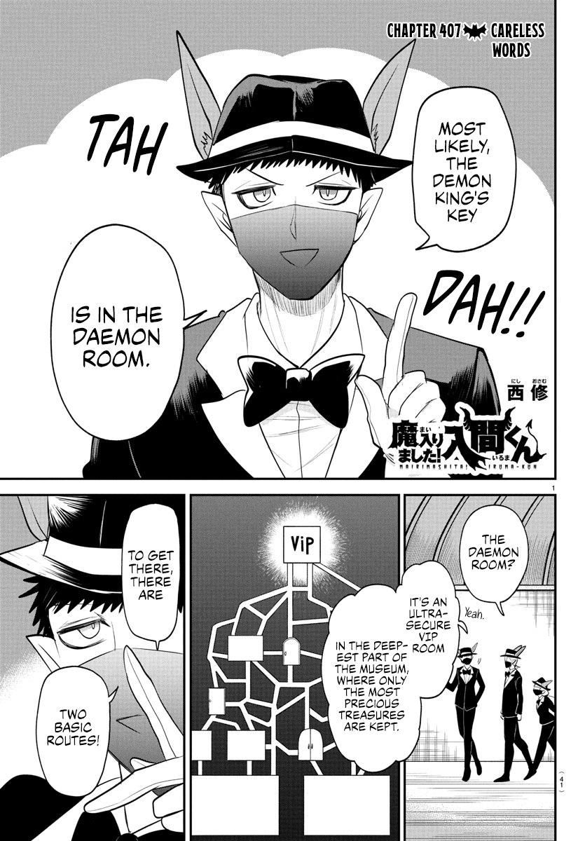 Mairimashita! Iruma-kun - Chapter 407 Page 1